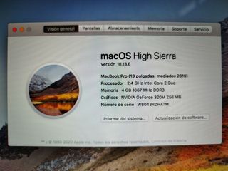 Macbook modelo A1278 Apple