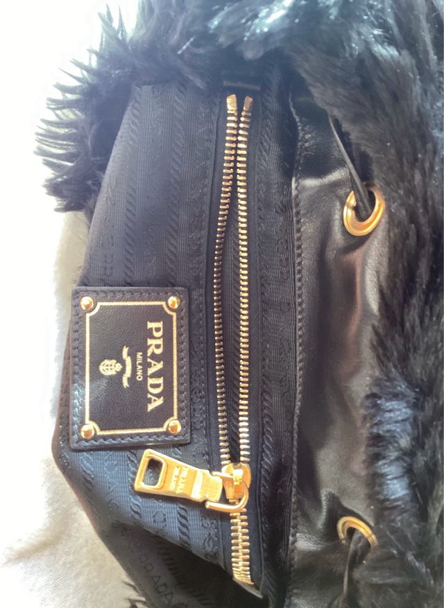 Mochila de piel de Prada