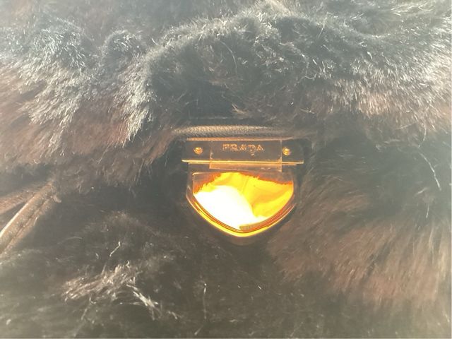 Mochila de piel de Prada