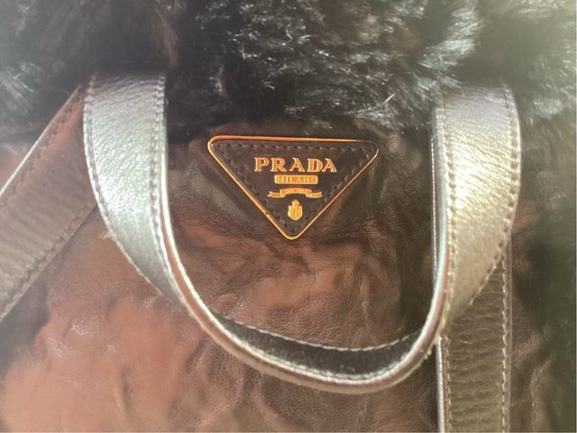 Mochila de piel de Prada