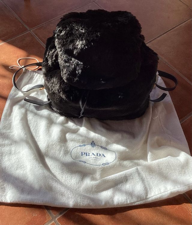 Mochila de piel de Prada