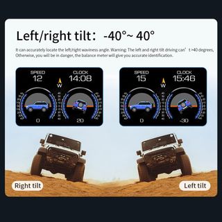 DISPLAY HUD AUTO Dispositivo diagnostico GPS LCD