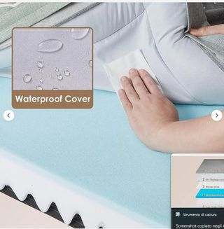 Cuccia Ortopedica Cane Taglia Grande 132x104x20