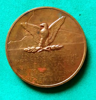 WOODROW WILSON MEDALLA BRONCE EEUU PRESI