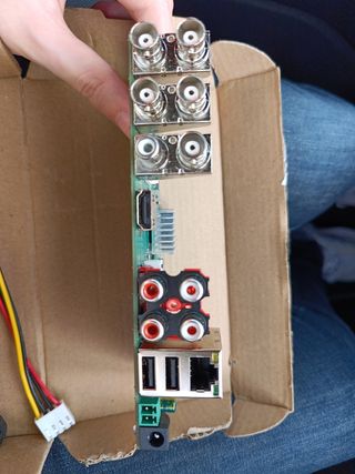 Placa electrónica de internet y video