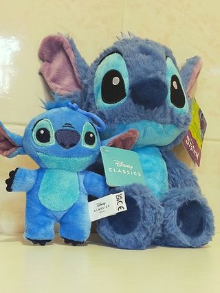 Lote 2 peluches Stitch Disney