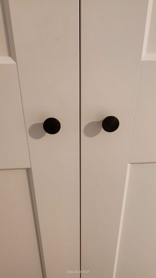 Pomo muebles - 3 parejas en negro