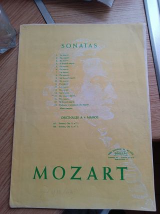 Lote de 6 cuadernos de partituras de piano