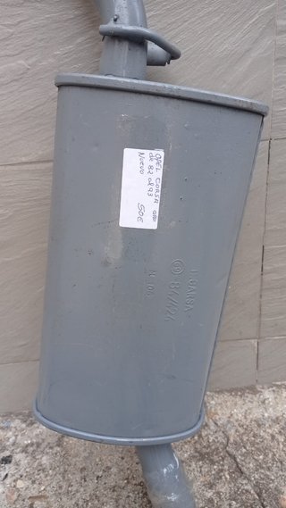 Tubo de Escape para Opel Corsa año 82 al 93.