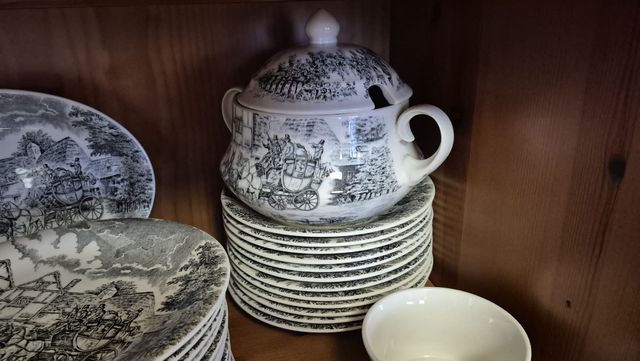 Vajilla vintage San Claudio