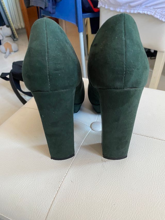 Primadonna tacchi alti decolletè verde scuro 40