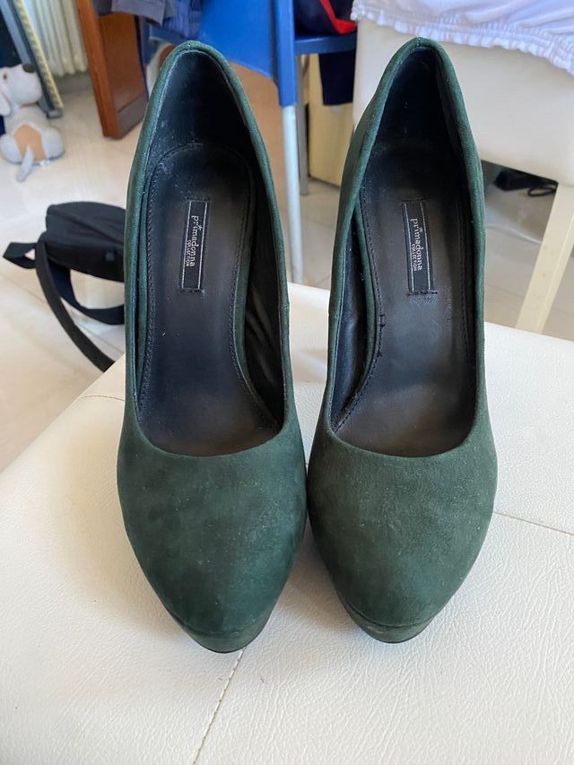 Primadonna tacchi alti decolletè verde scuro 40