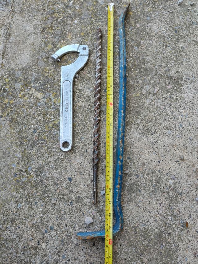 Broca, herramientas ,pata de cabra