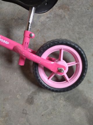 Bici sin pedales chico rosa