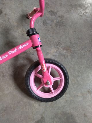 Bici sin pedales chico rosa