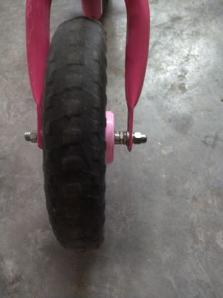 Bici sin pedales chico rosa