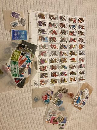 Sellos nuevos USA posteados Port Italia Holanda