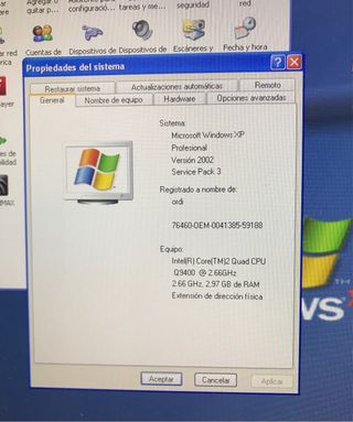 Ordenador quad core con windows xp