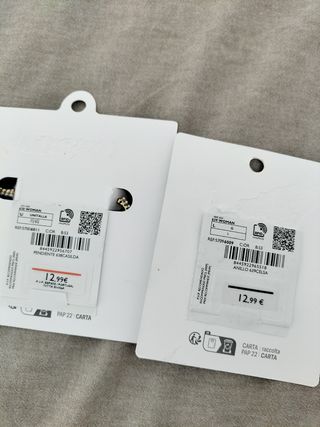 Pendientes y anillo perlas (Mango)