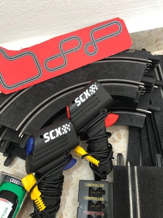 Scalextric con 2 coches