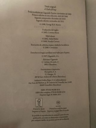 Juego de Tronos: Choque de reyes