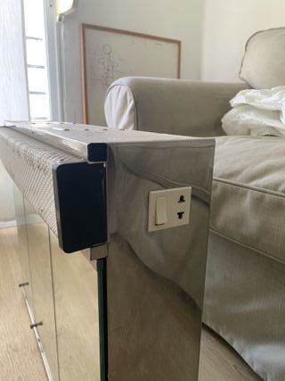 mueble espejo de baño retro