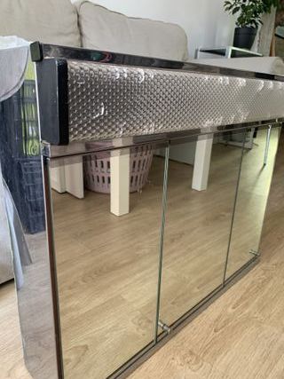 mueble espejo de baño retro