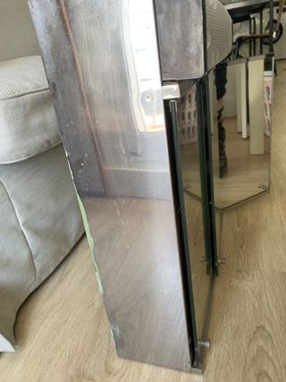 mueble espejo de baño retro