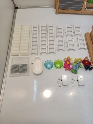 Sustainable Wood Toy Mansion de madera