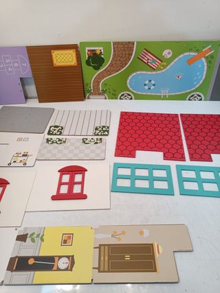 Sustainable Wood Toy Mansion de madera