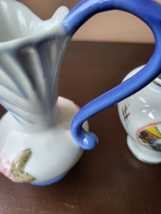 2 JARRÓNES PEQUEÑO DECORATIVOS
