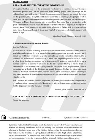 Prácticos opo secundaria inglés
