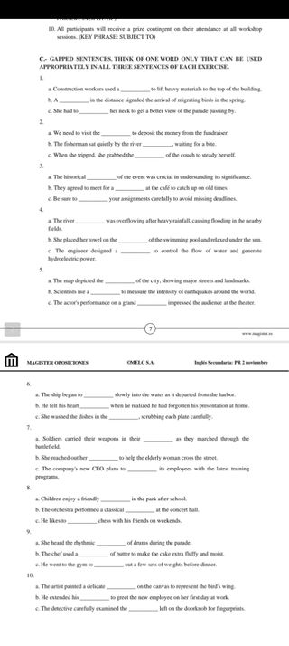 Prácticos opo secundaria inglés