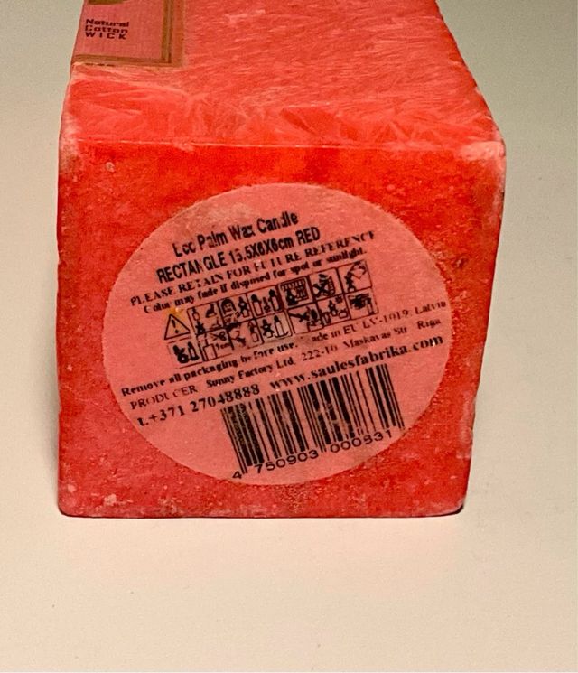 Candela rosa quadrata