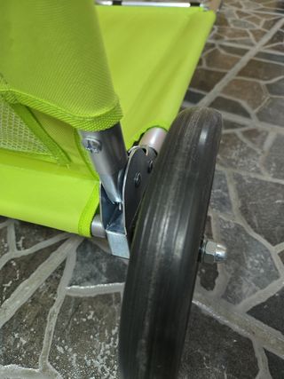 Silla tumbonas con parasol de Lidl