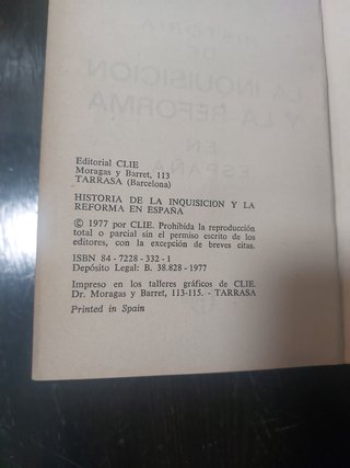 Historia de la Inquisición y la reforma en España (Spanish Edition)