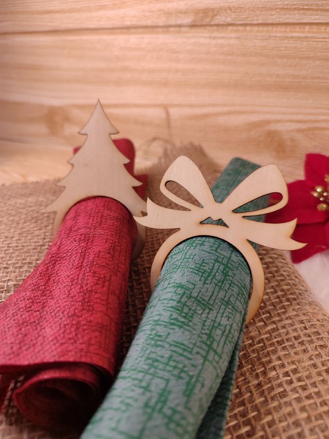Servilleteros navidad personalizados