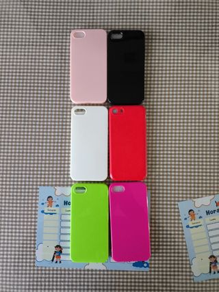 6 carcasas de colores iPhone 8