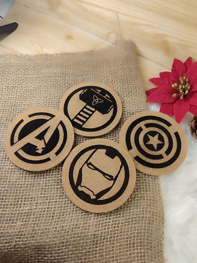 Posavasos Marvel y superheroes