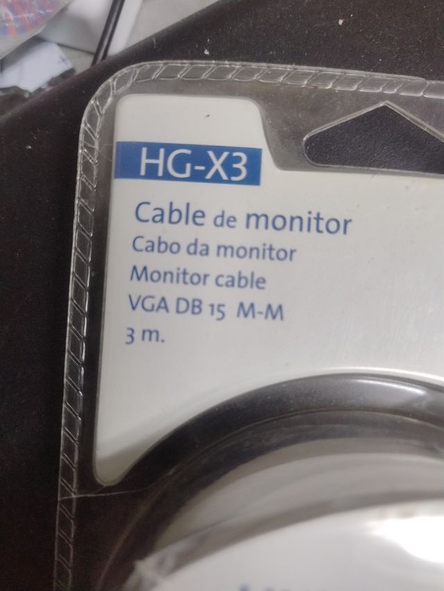 Cable de monitor VGA