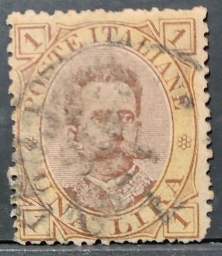 Regno 1889 1 Lira Umberto I usato