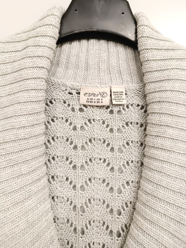 ESPRIT Maglione Cardigan Donna XS grigio chiaro