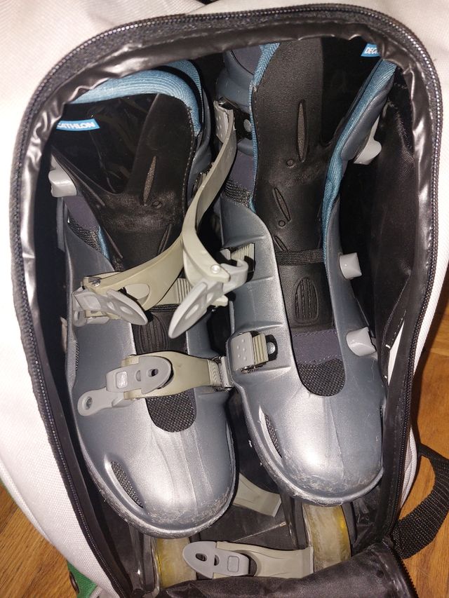 Patines línea roto + mochila