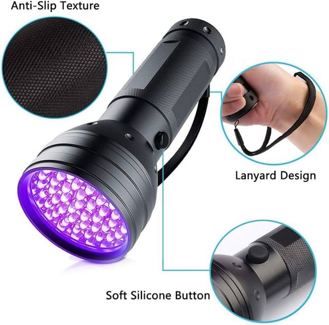 Torcia UV 51 led professionale