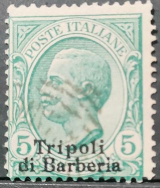 Regno 1909 5c. Tripoli di Barberia usato