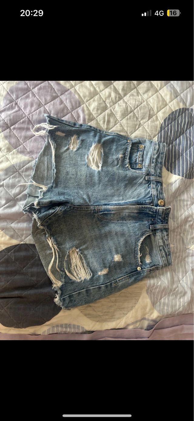 Pantalon corto vaquero