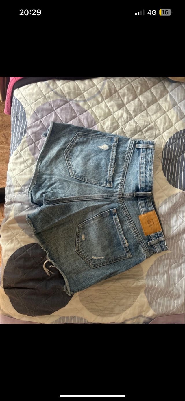 Pantalon corto vaquero