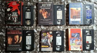 6 PELÍCULAS VHS.
