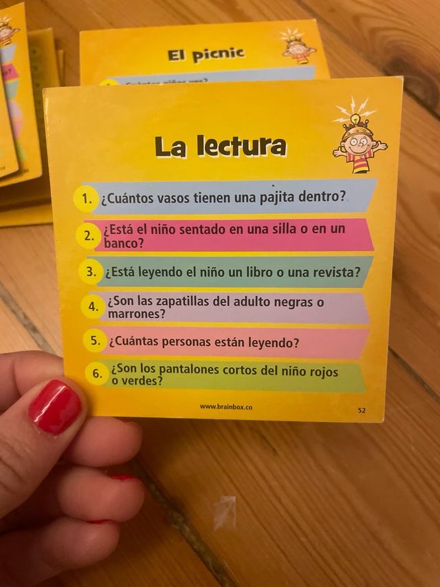 Brain box de los pequeñines. Español