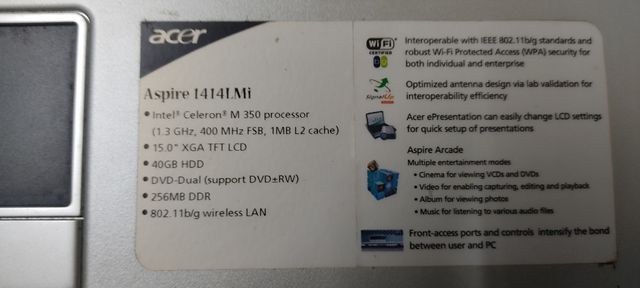 Computer portatile Acer Aspire 1414 LMi